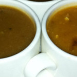 Gumbo in white cups