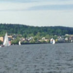 Sailboat races in Lake Superior